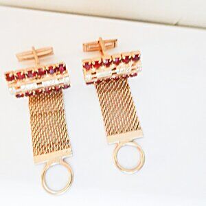 Retro Crystal Cufflinks